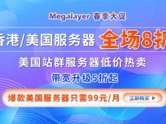 Megalayer春季特惠 外贸建站服务器低至99元/月