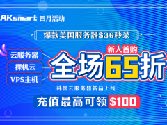 RAKsmart四月低价促销 外贸建站服务器$30秒杀