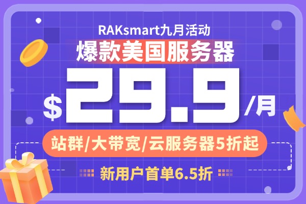 RAKsmart服务器活动